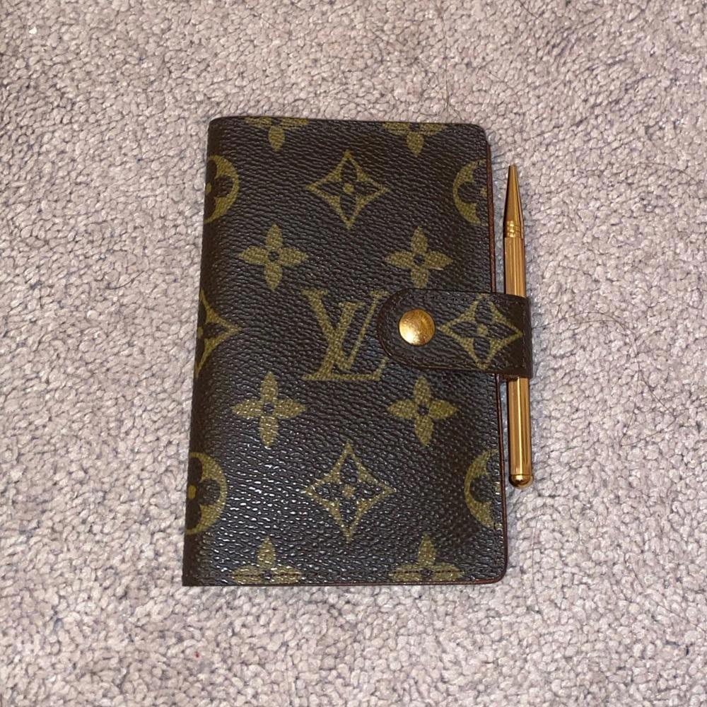 Louis Vuitton Address Book Monogram Authentic
